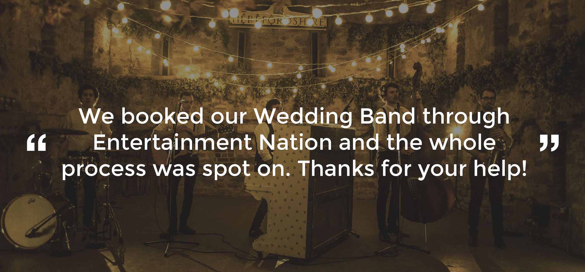 Review of Wedding Band Sheffield