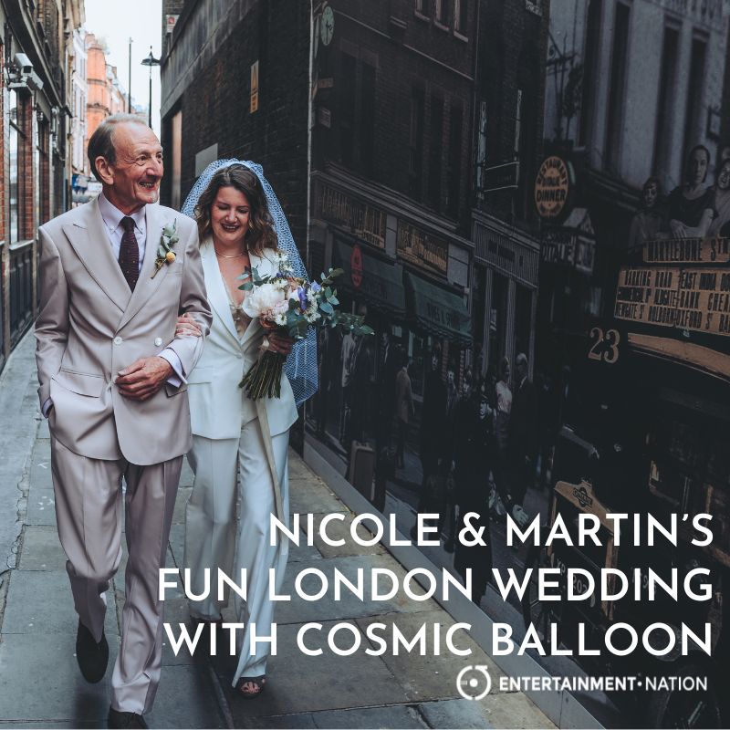 Nicole & Martin’s Fun London Wedding With Cosmic Balloon